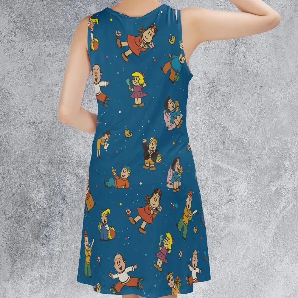 Cartoon Throwback The Little Lulu Show Sleeveless Dress - 3