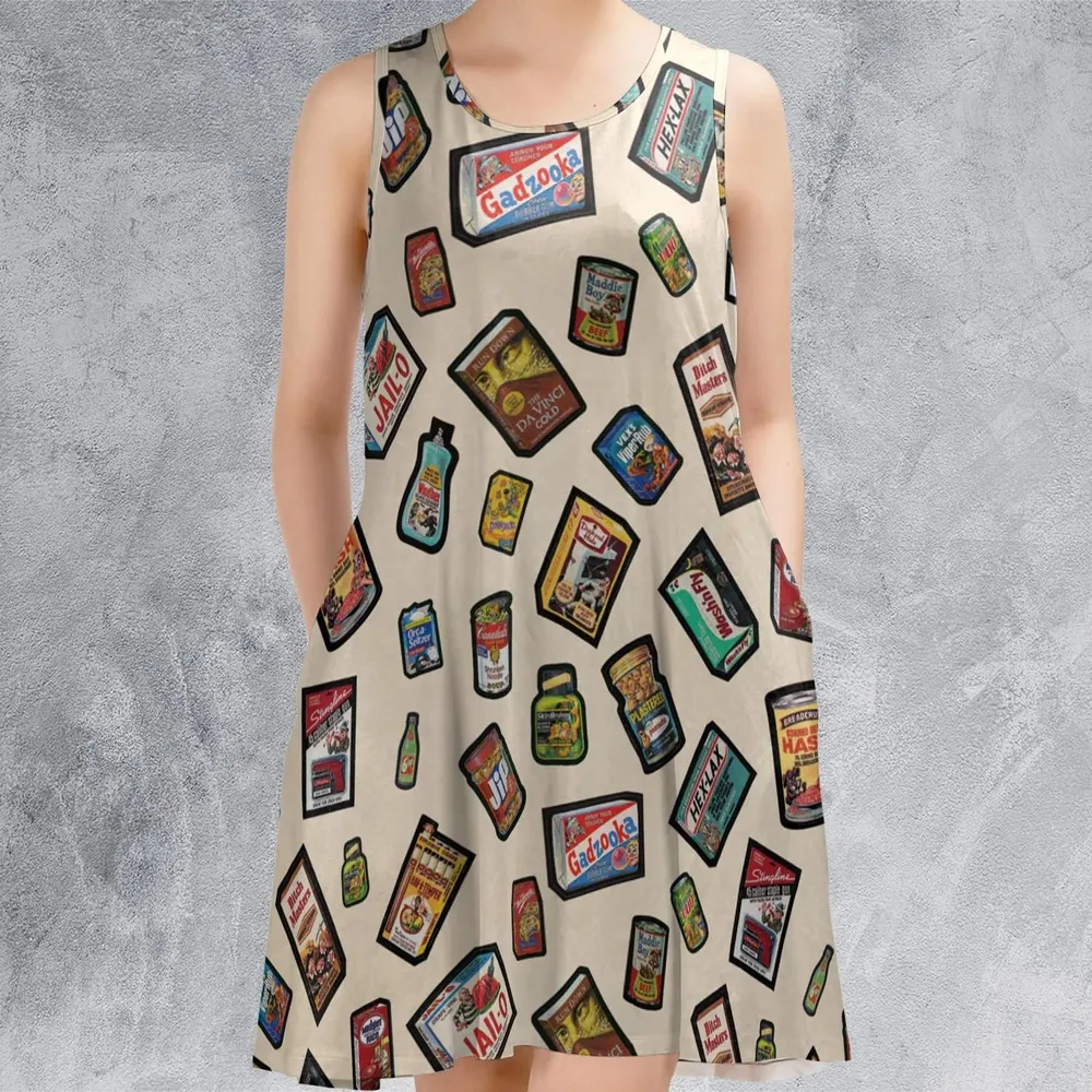 Wacky Packages Sleeveless Dress - 2