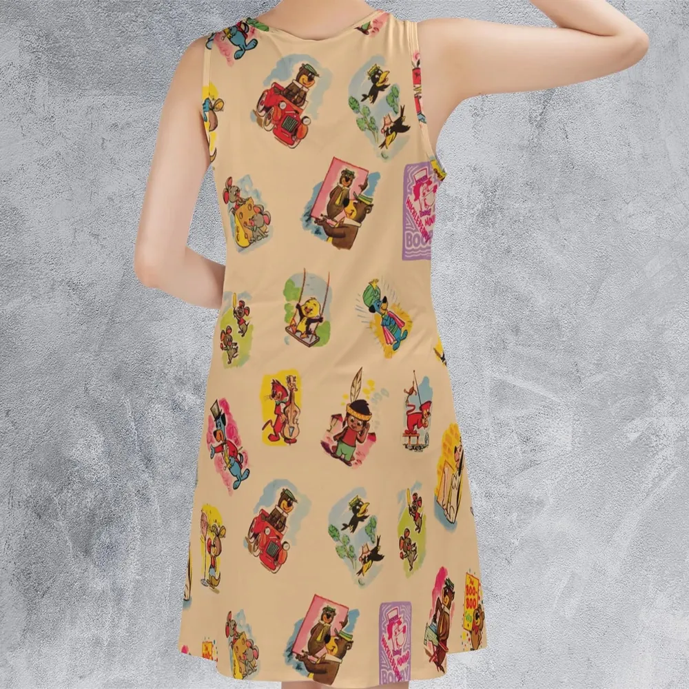 Huckleberry Hound Booby Sleeveless Dress - 3