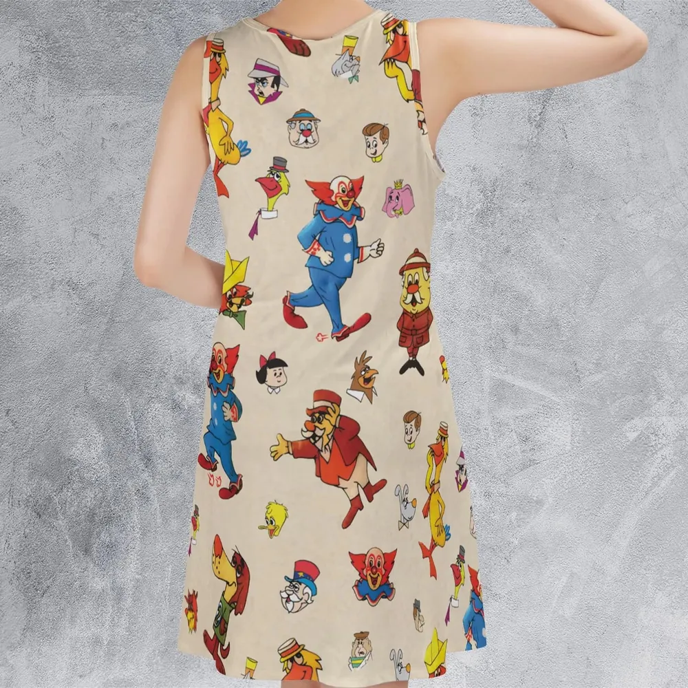 Bozo The Clown And Friends Sleeveless Dress - 3