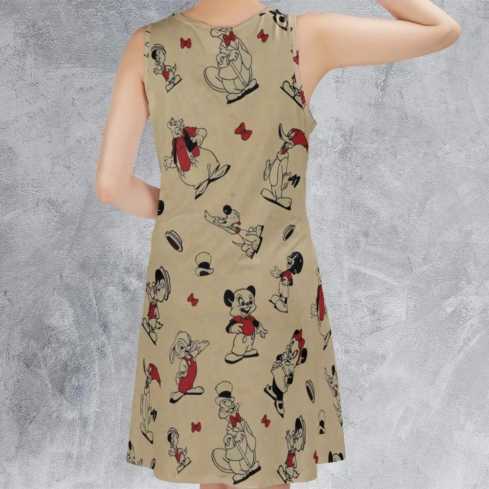 Walter Lantz's Famous Movie Characters Sleeveless Dress - 3