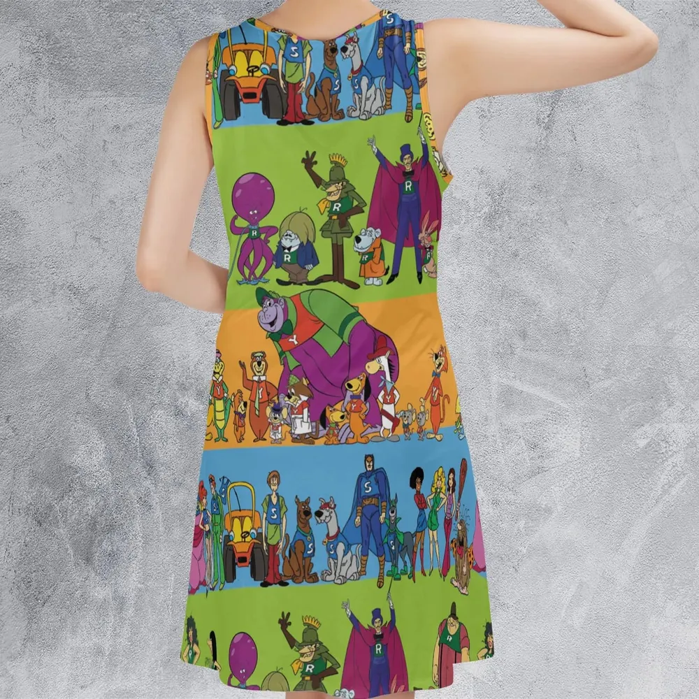 Yogi Yahooeys Scooby Doodies Really Rottens Laffalympics Sleeveless Dress - 3