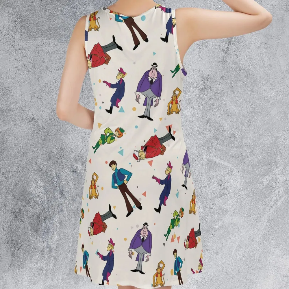 Around the World in 79 Days Sleeveless Dress - 3