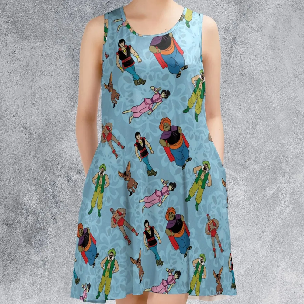 Arabian Knights Sleeveless Dress - 2