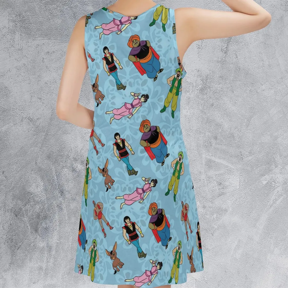 Arabian Knights Sleeveless Dress - 3