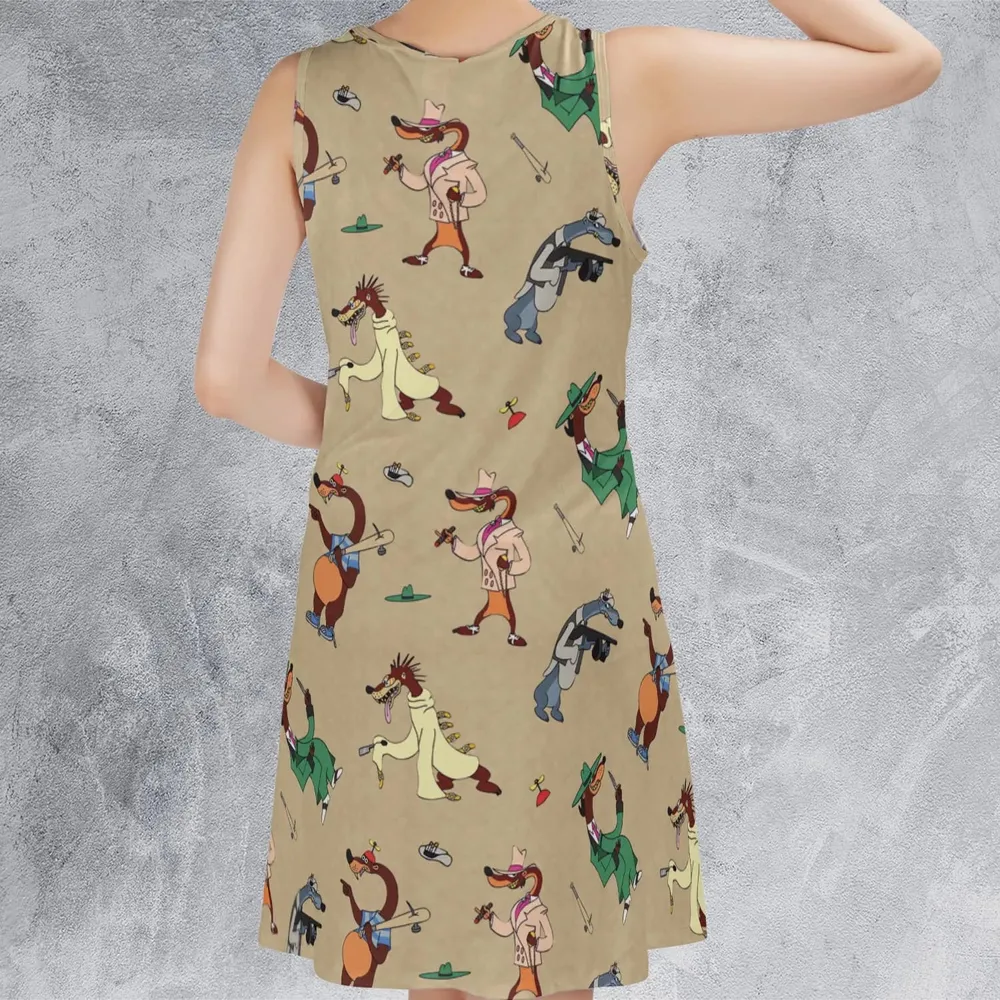 Toon Patrol Who Framed Roger Rabit Sleeveless Dress - 3
