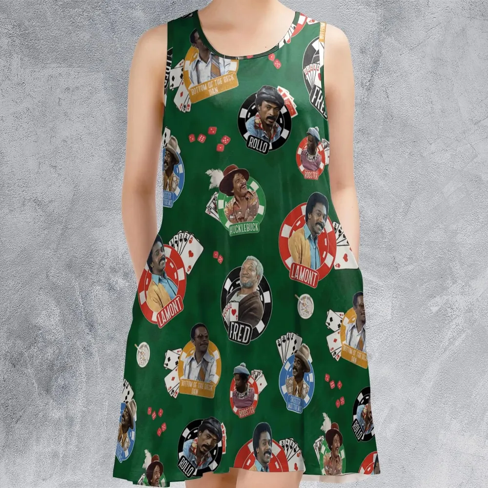 The Card Sharps Sanford and Son Sleeveless Dress - 2