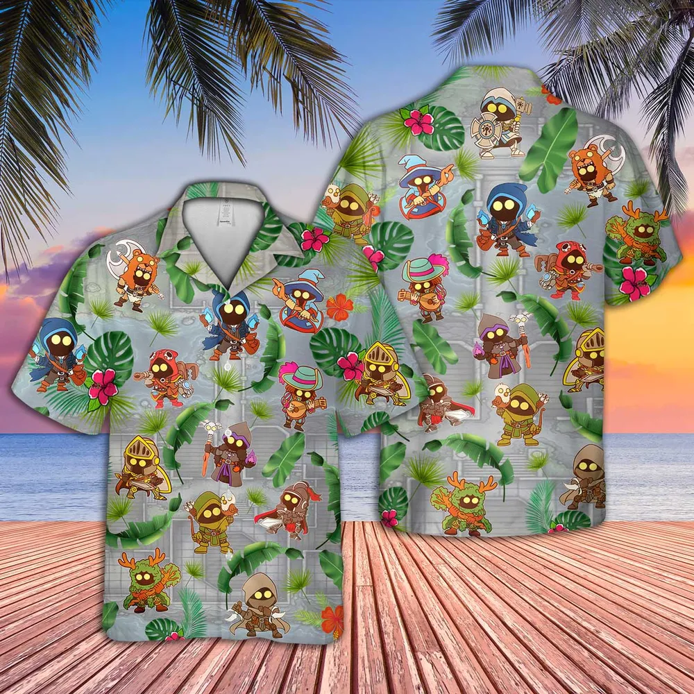 Cute DnD Hawaiian Shirt - 1