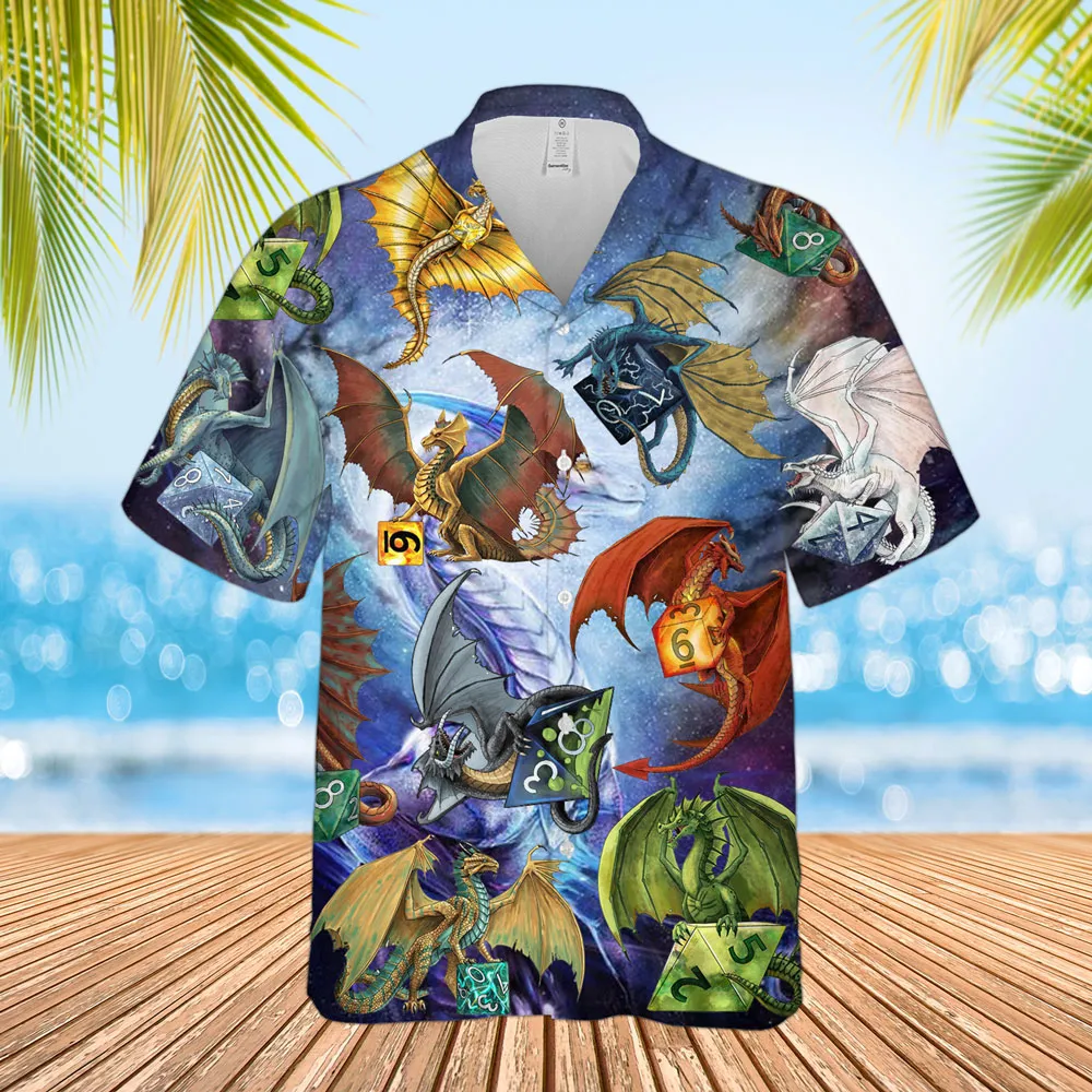 Epic Dragons And Dices Hawaiian Shirt - 1