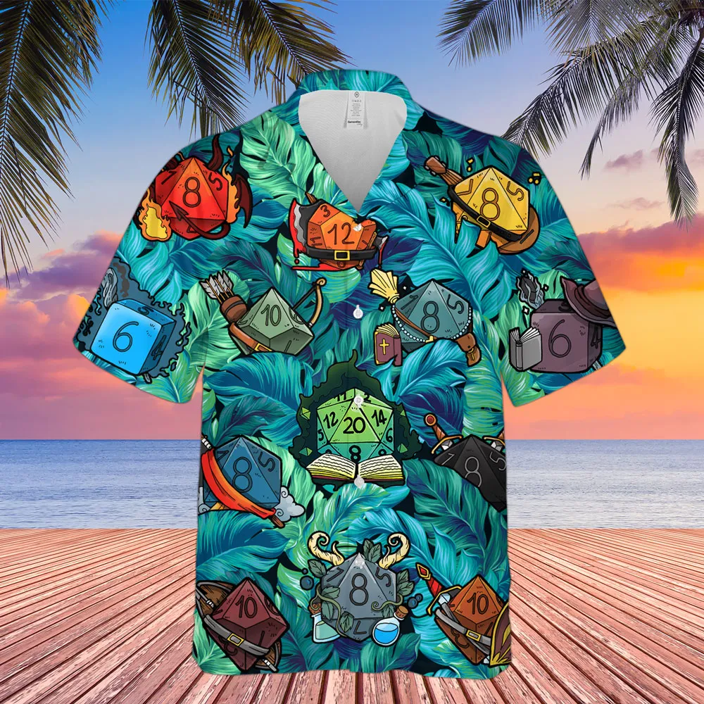 Tropical Dices Hawaiian Shirt - 1