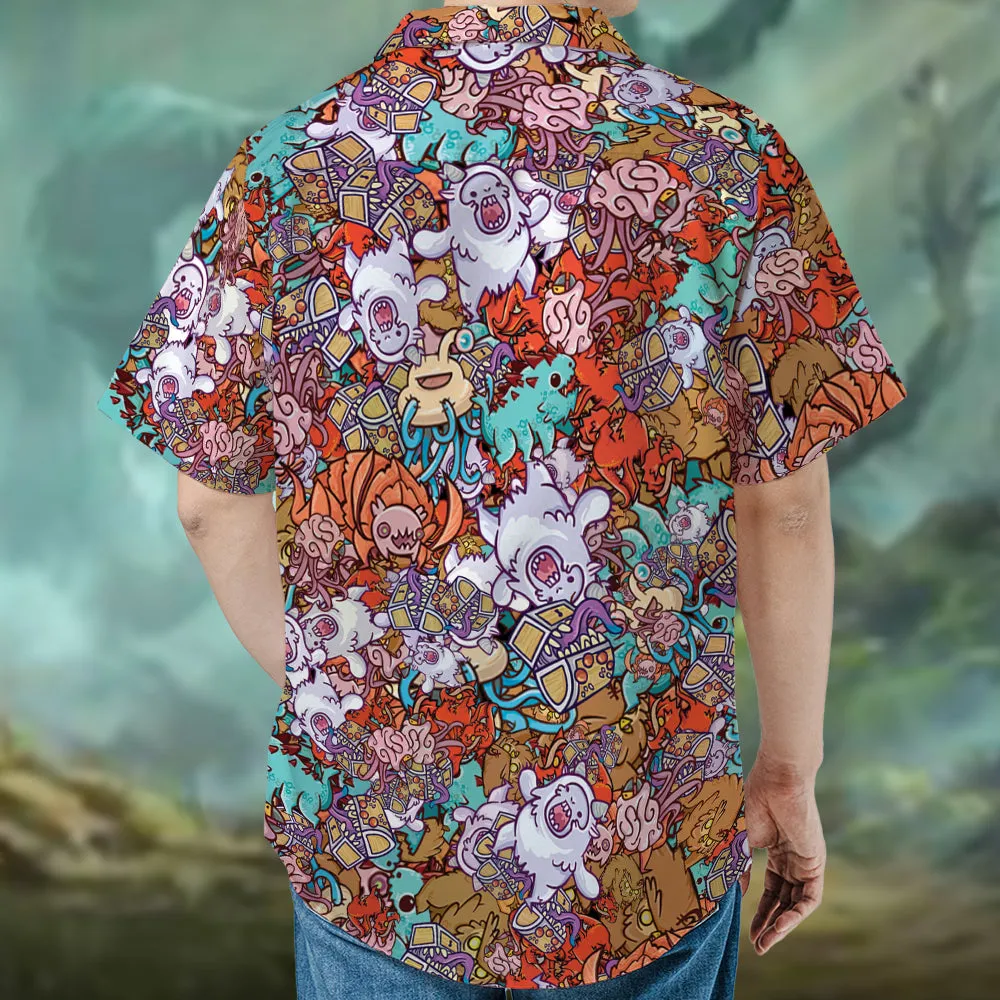 Chibi DND Monster Hawaiian Shirt - 3