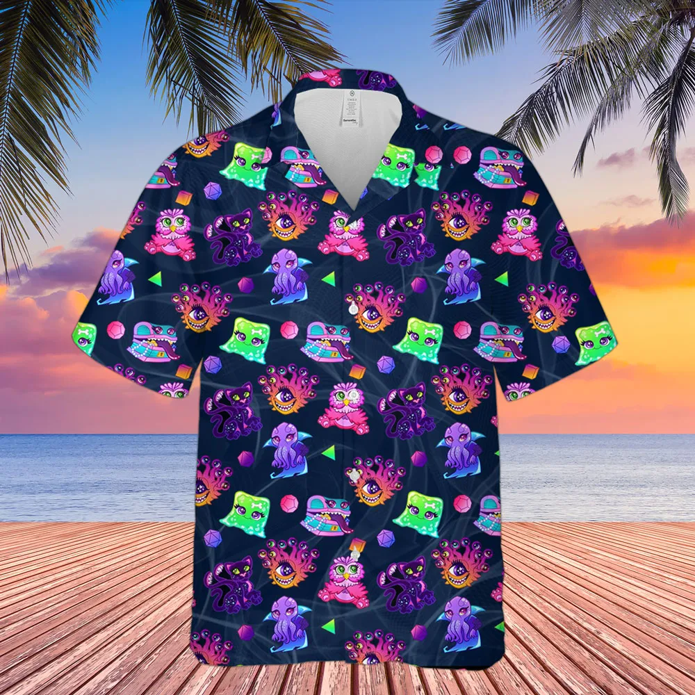 DND Monster Hawaiian Shirt - 1