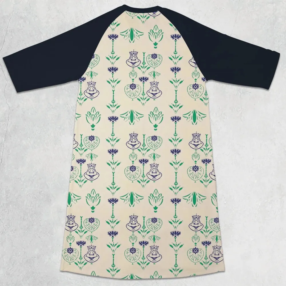 Mr Toad The Wind in the Willows 3/4 Sleeve Raglan Dress - 2