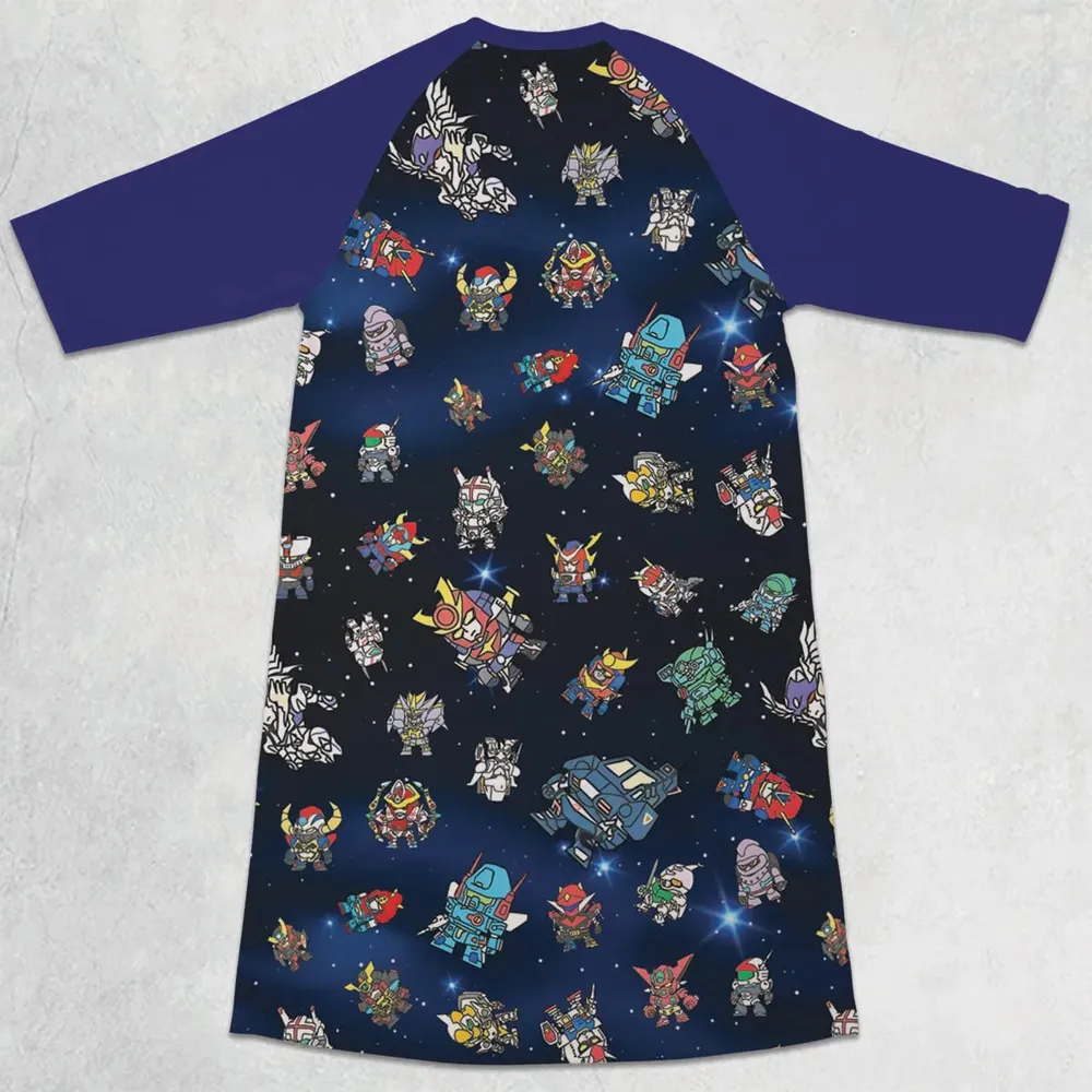 Shogun Warriors Toys 3/4 Sleeve Raglan Dress - 2