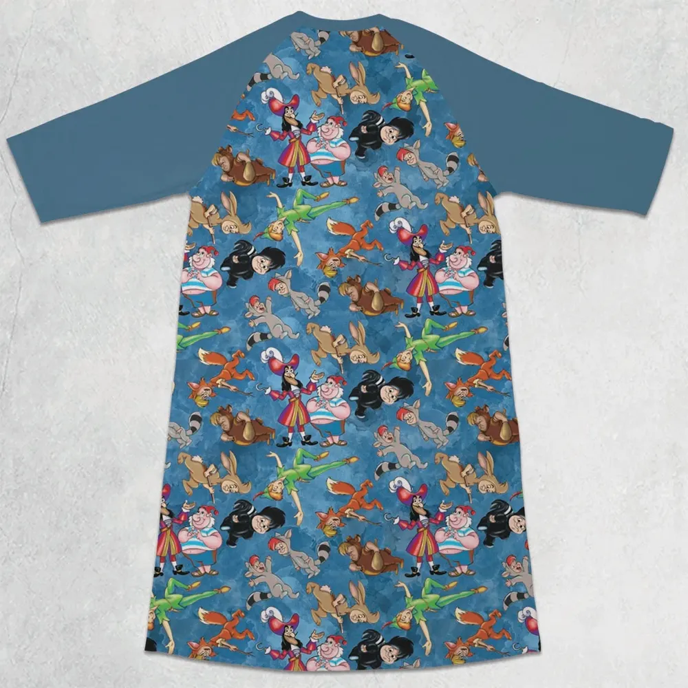 Lost Boys Peter Pan 3/4 Sleeve Raglan Dress - 2