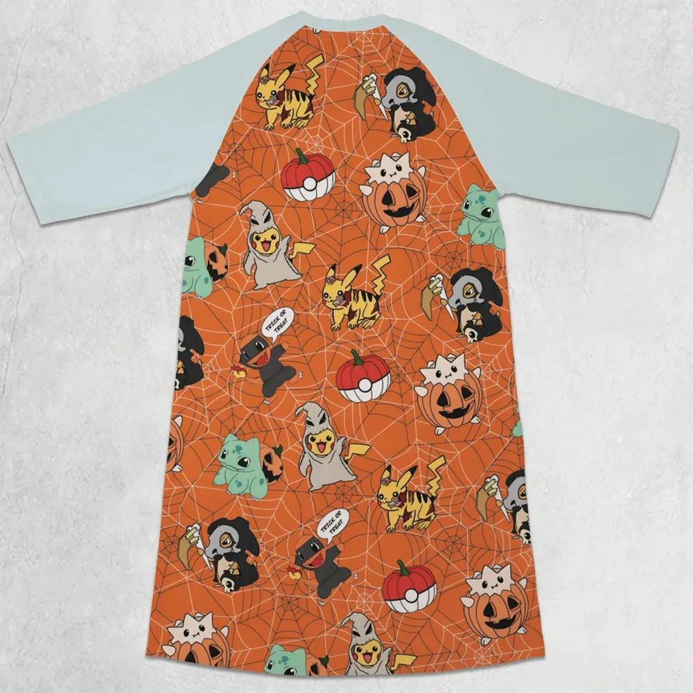 Pokeween Pokemon 3/4 Sleeve Raglan Dress - 2