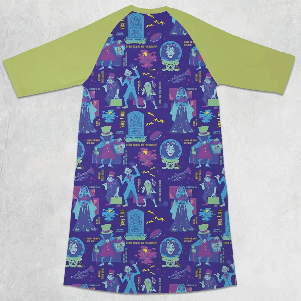 Hawaiian Shirt - T5ZGHGA6 3/4 Sleeve Raglan Dress - 2