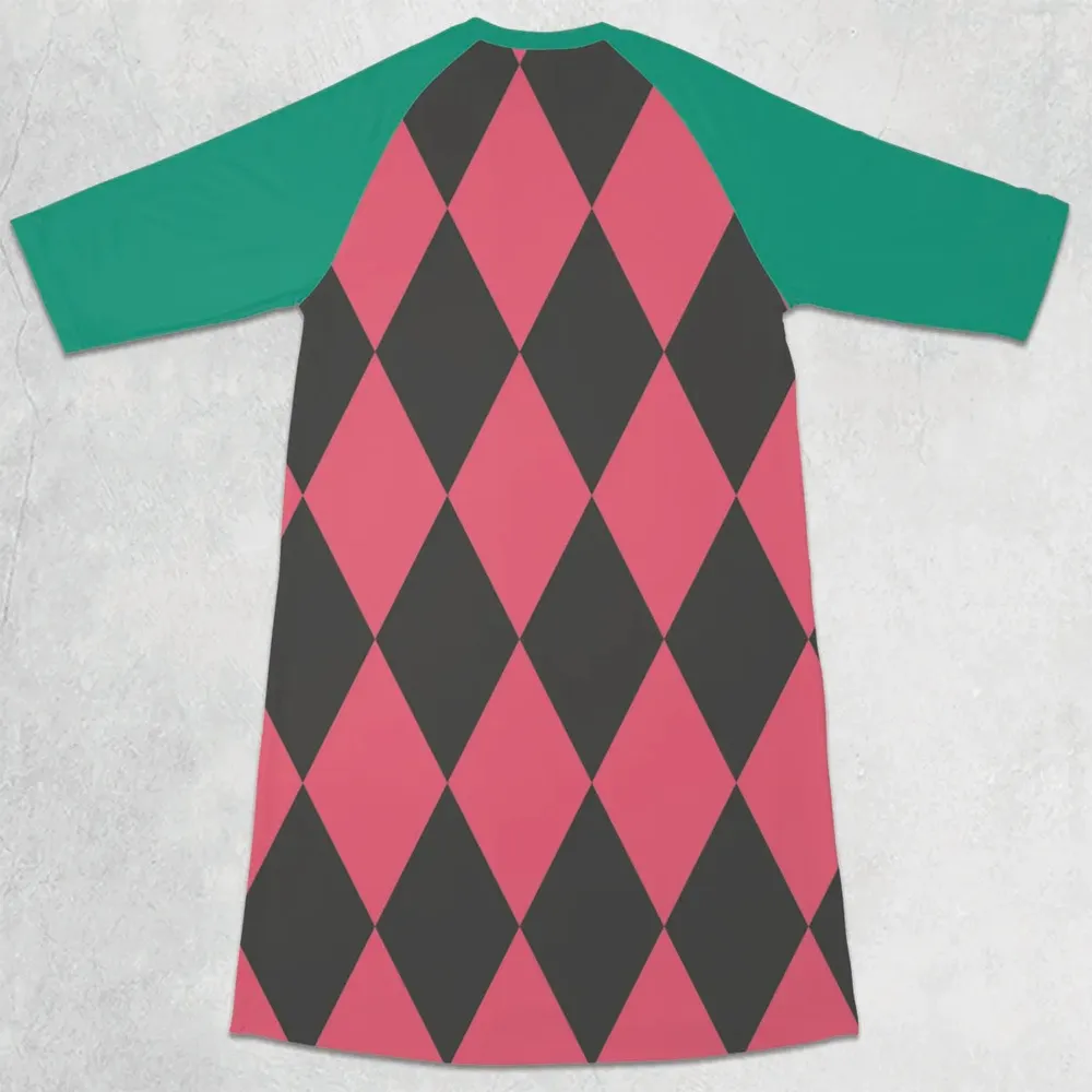 Jenkins Pendagron Howl’s Moving Castle 3/4 Sleeve Raglan Dress - 2