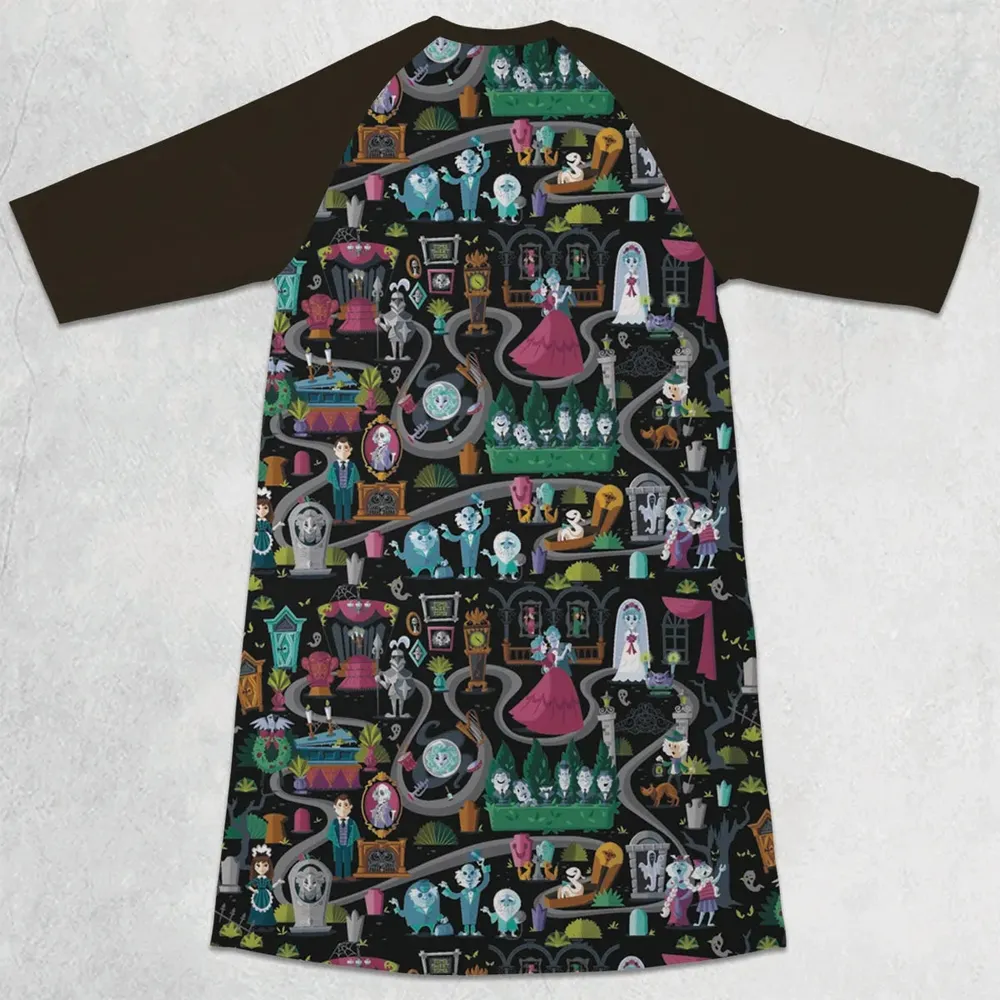 Hawaiian Shirt - M35TKX9T 3/4 Sleeve Raglan Dress - 2