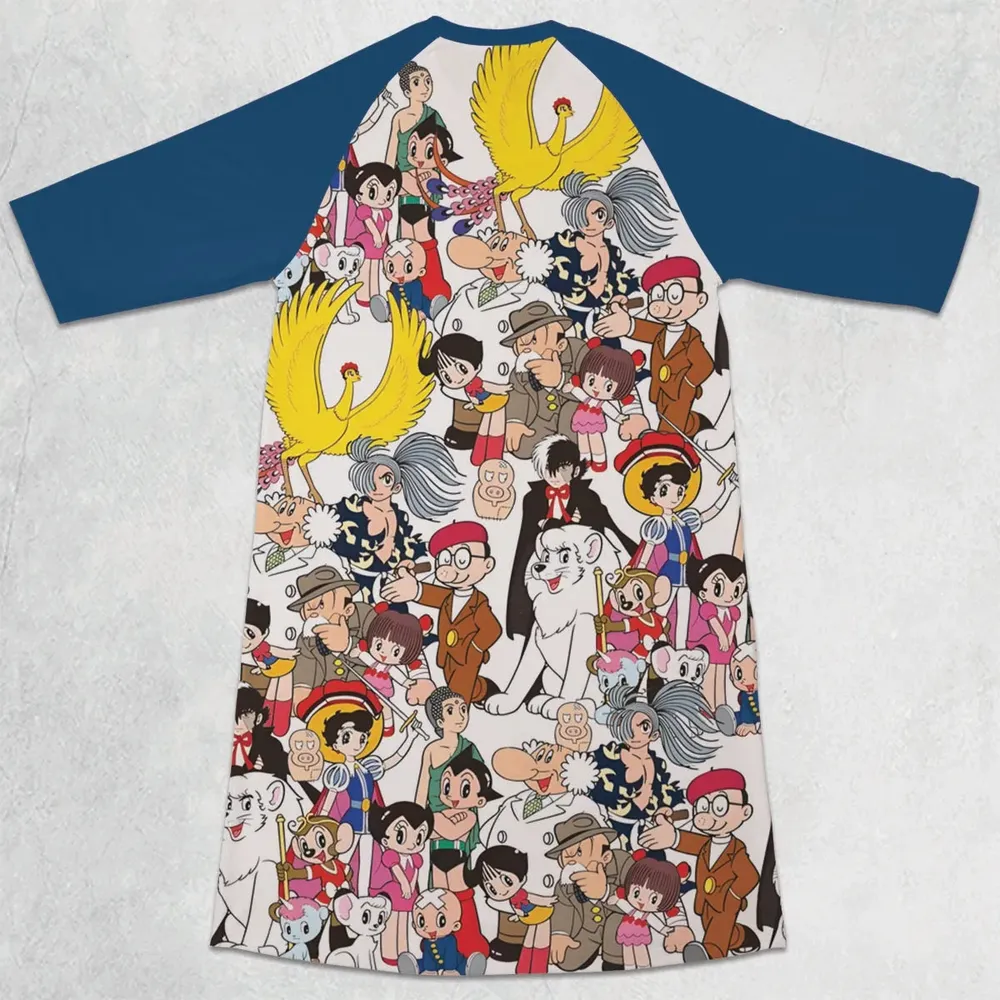 Mighty Atom Astro Boy 3/4 Sleeve Raglan Dress - 2