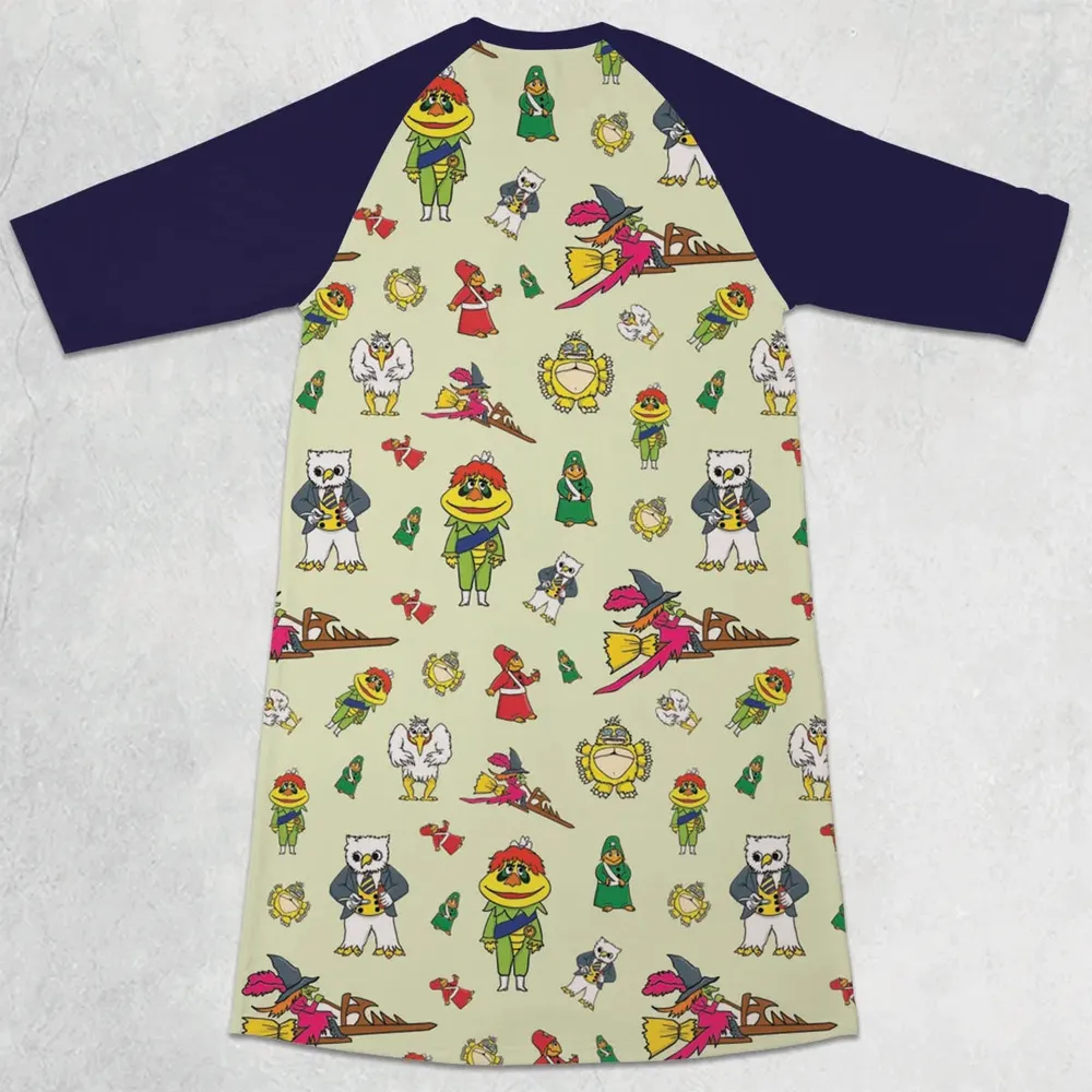 H.R. Pufnstuf Characters Sid and Marty 3/4 Sleeve Raglan Dress - 2