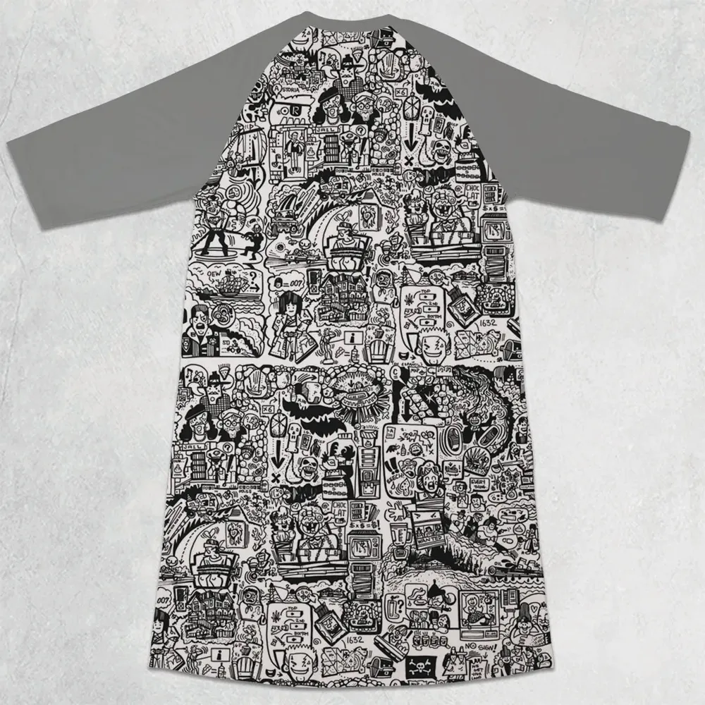 Classic Adventures The Goonies 3/4 Sleeve Raglan Dress - 2