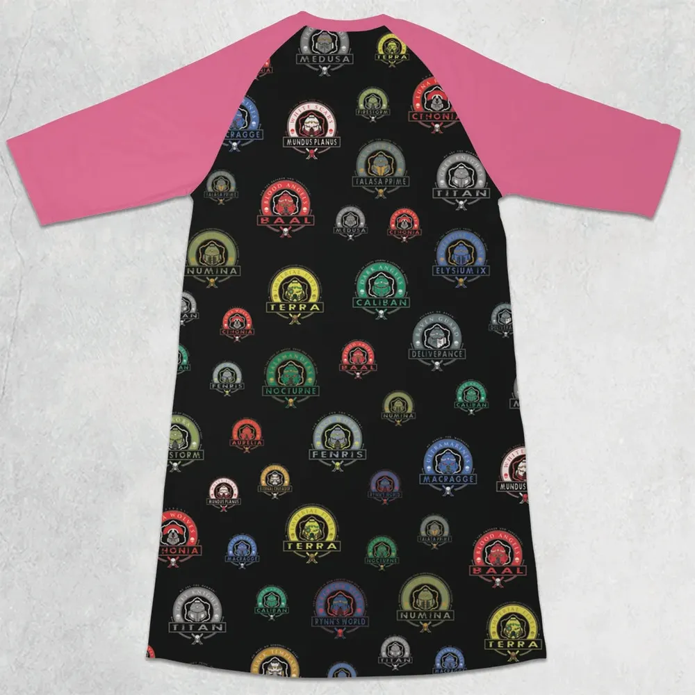 WH40K Loyalist 3/4 Sleeve Raglan Dress - 2