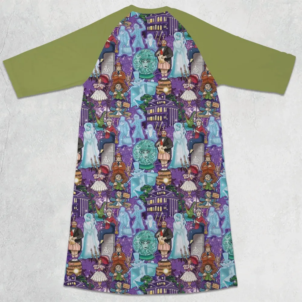 Hawaiian Shirt - UWFN15UP 3/4 Sleeve Raglan Dress - 2
