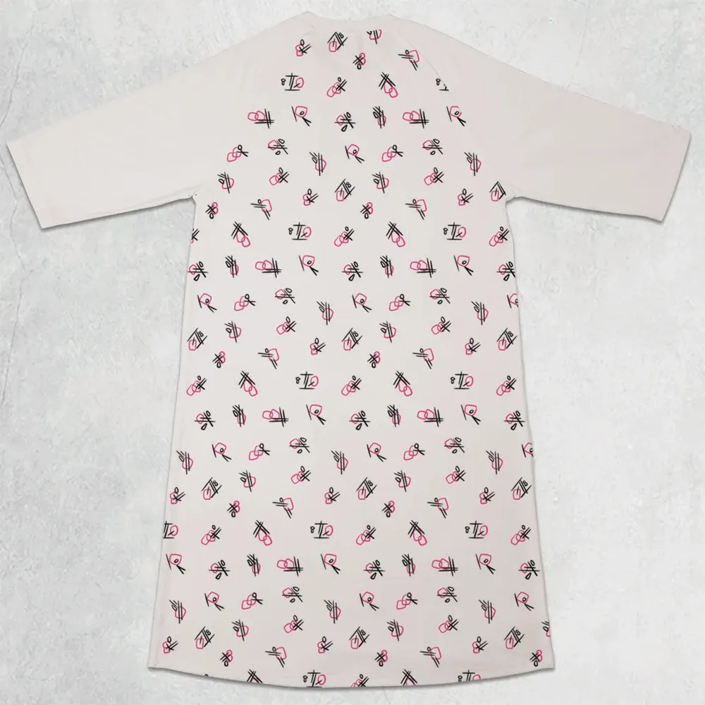 Ace Ventura Tutu Shirt Pop Culture 3/4 Sleeve Raglan Dress - 2
