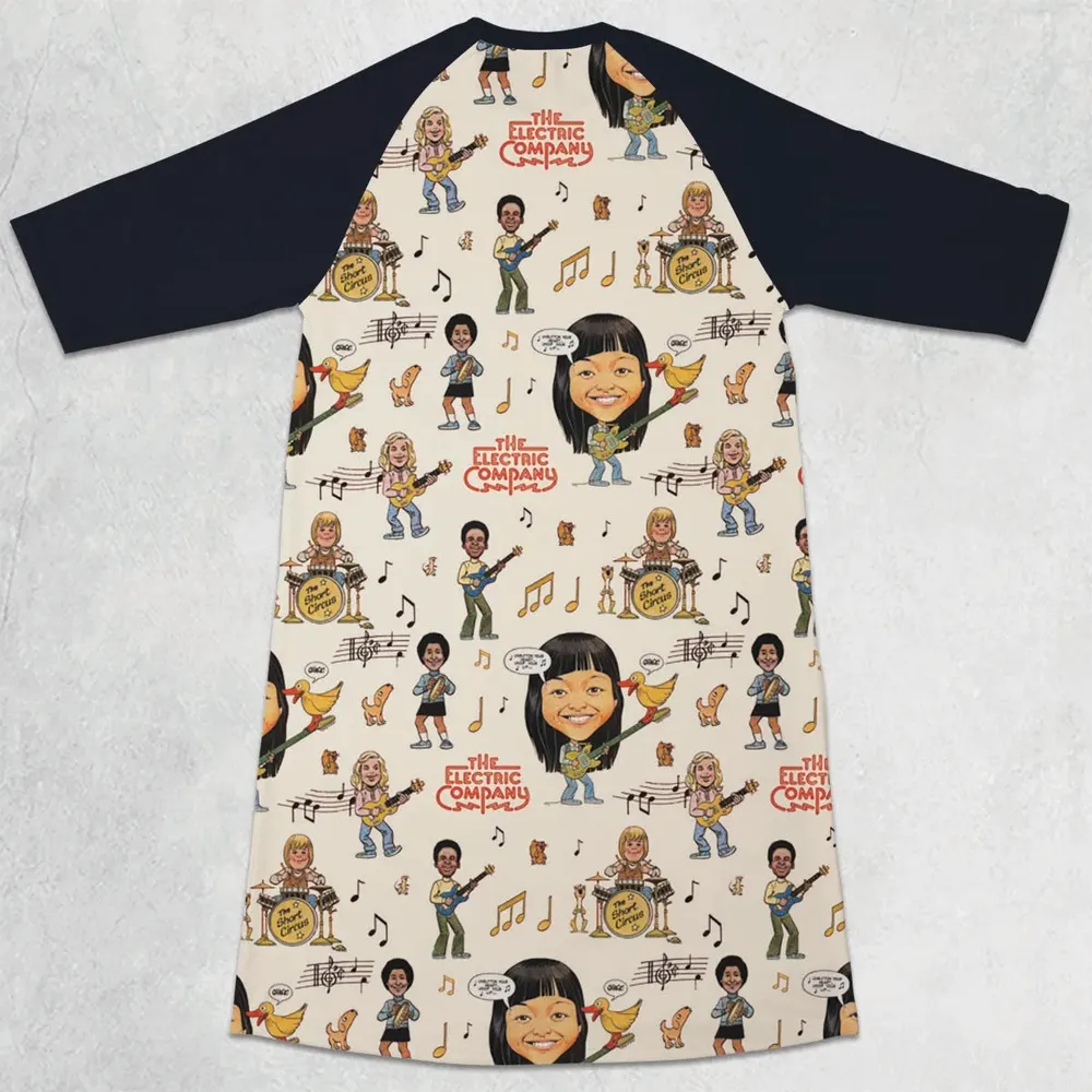 The Electric Company PBS Show 3/4 Sleeve Raglan Dress - 2