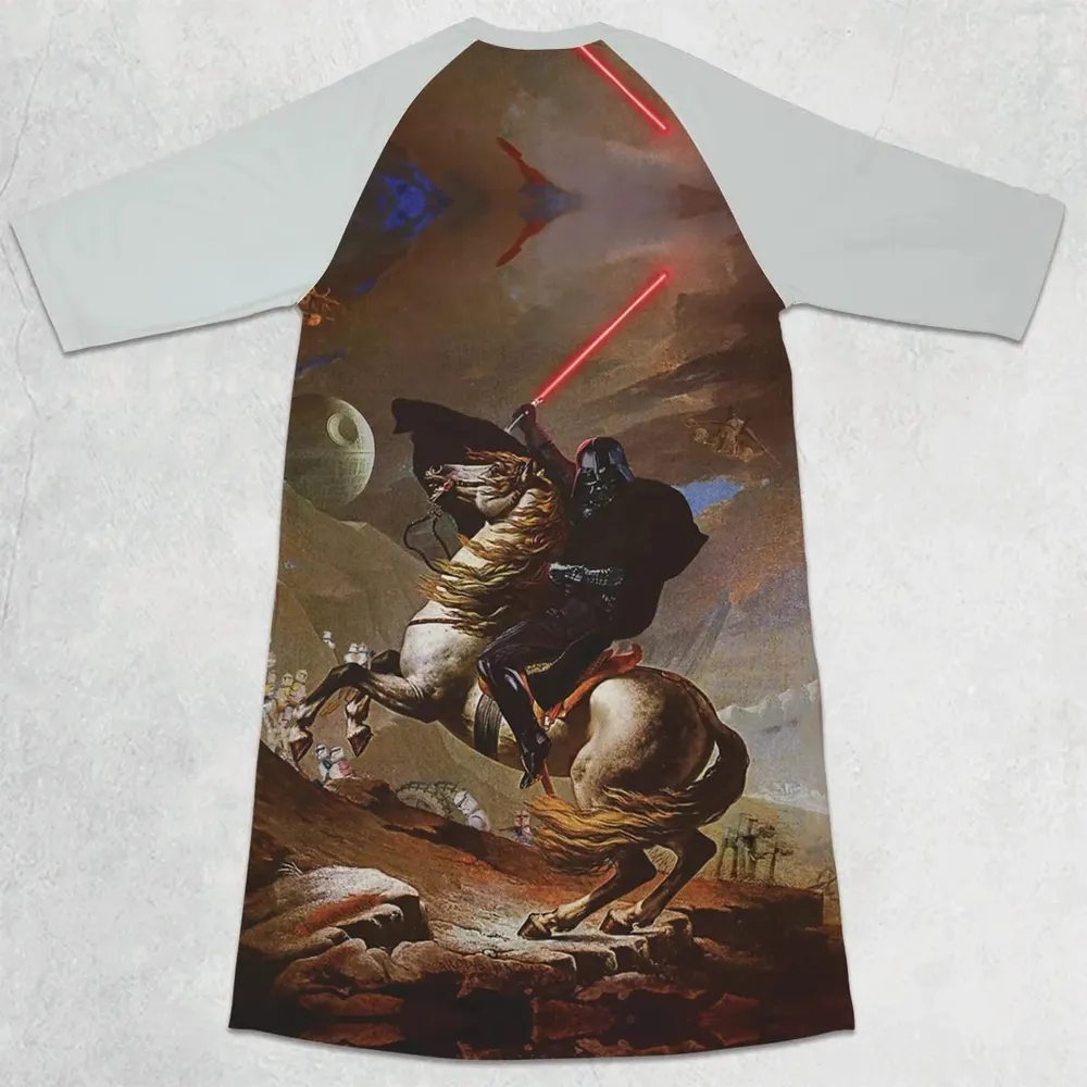 Freedom Darth Vader Star Wars 3/4 Sleeve Raglan Dress - 2