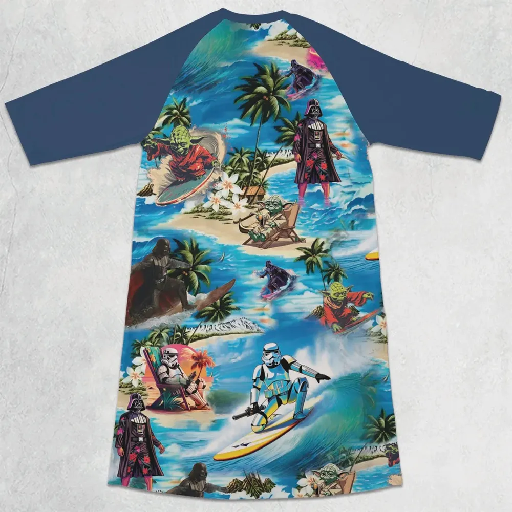 Star Wars Summer Vibes 3/4 Sleeve Raglan Dress - 2