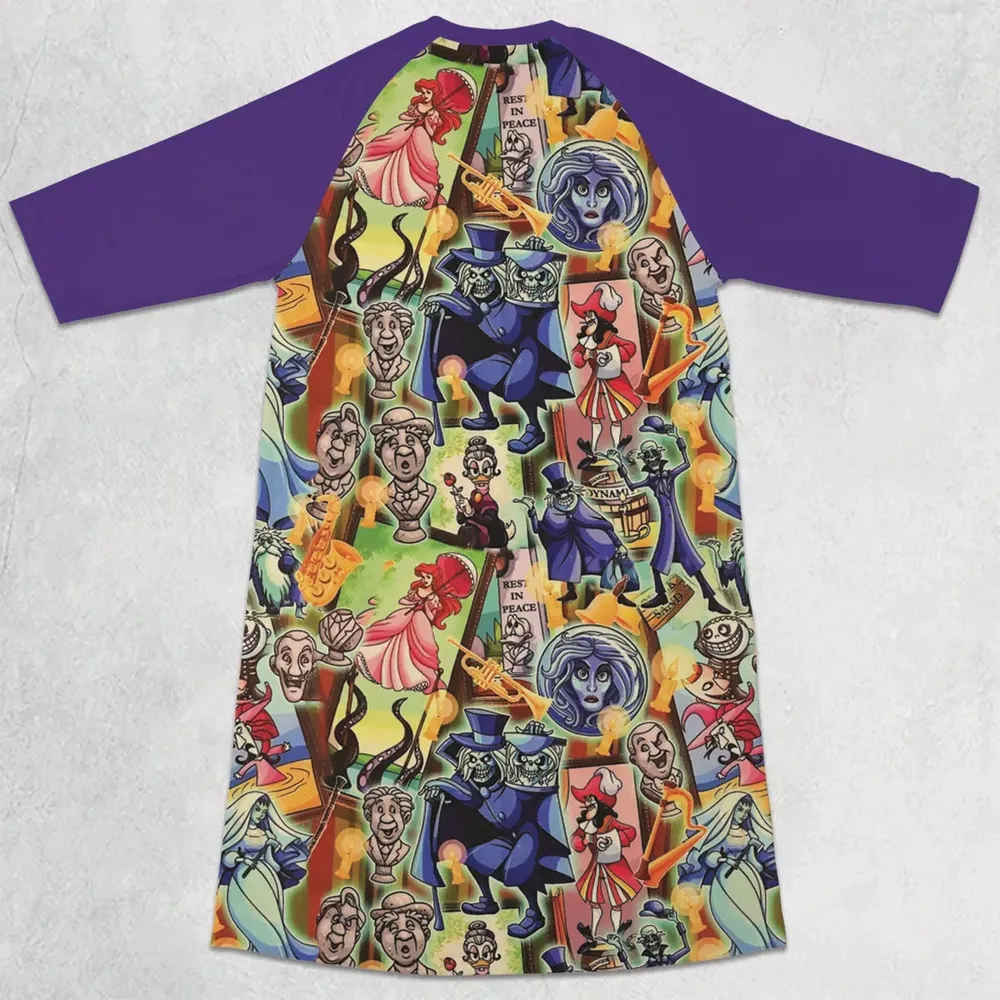 Hawaiian Shirt - ZDUN61RK 3/4 Sleeve Raglan Dress - 2