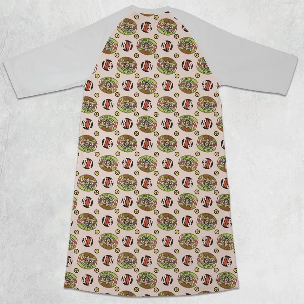 Debbie Downer Saturday Night Live 3/4 Sleeve Raglan Dress - 2