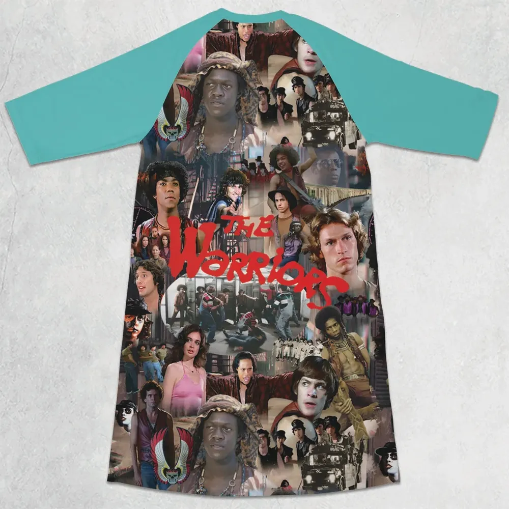 The Warriors 3/4 Sleeve Raglan Dress - 2