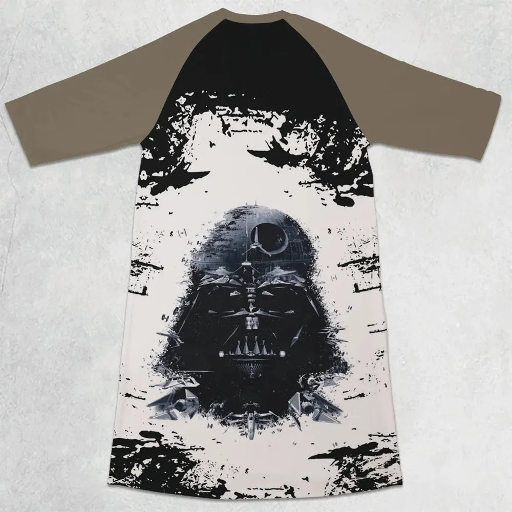Darth Vader So Cool 3/4 Sleeve Raglan Dress - 2