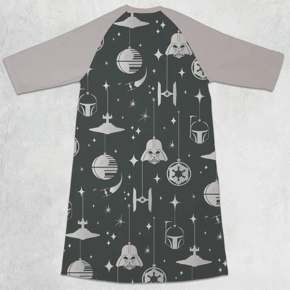 Dark Side Holiday Star Wars 3/4 Sleeve Raglan Dress - 2