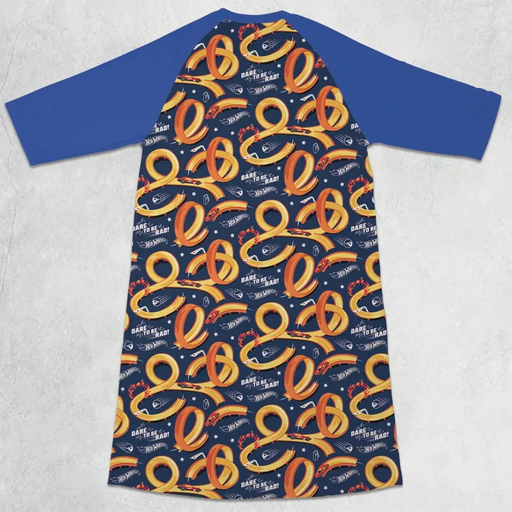 Hot Wheels 3/4 Sleeve Raglan Dress - 2