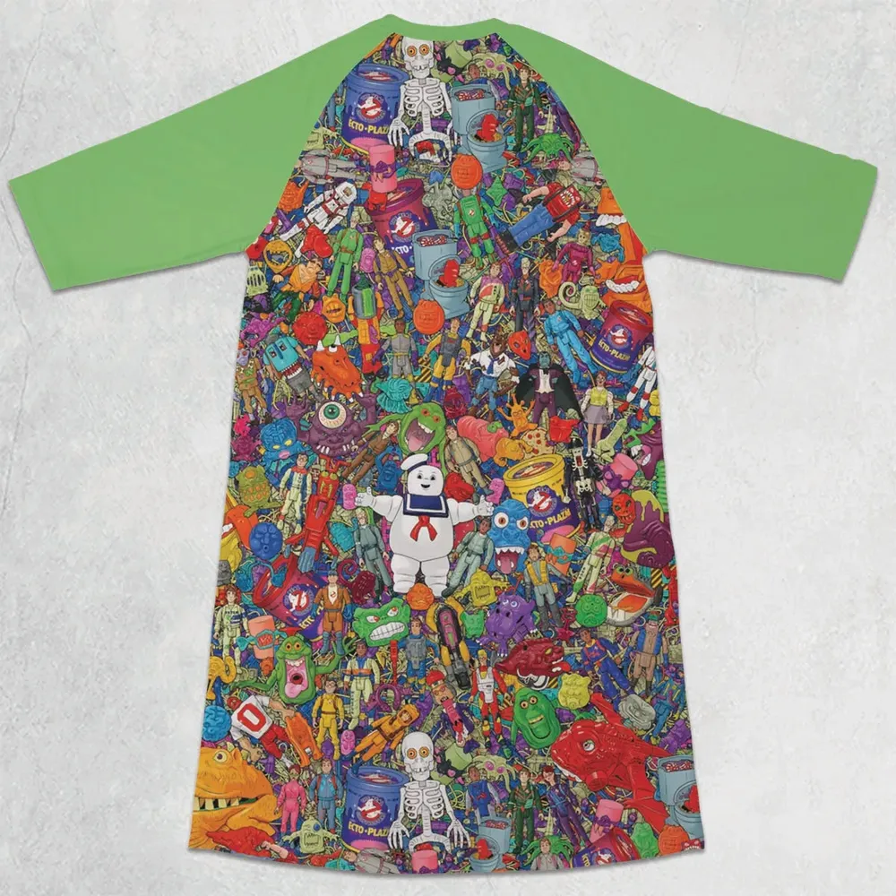 Ghostbusters Toybox 3/4 Sleeve Raglan Dress - 2