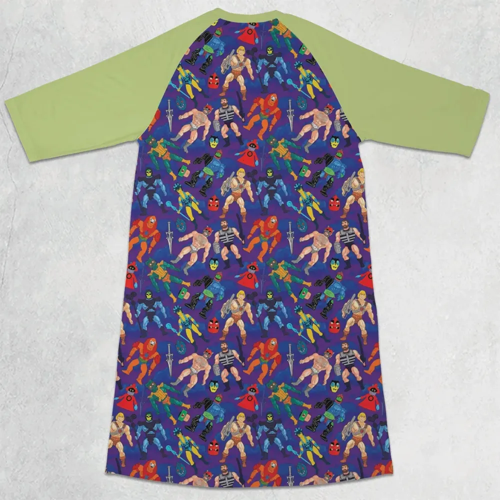MOTU Figures 3/4 Sleeve Raglan Dress - 2