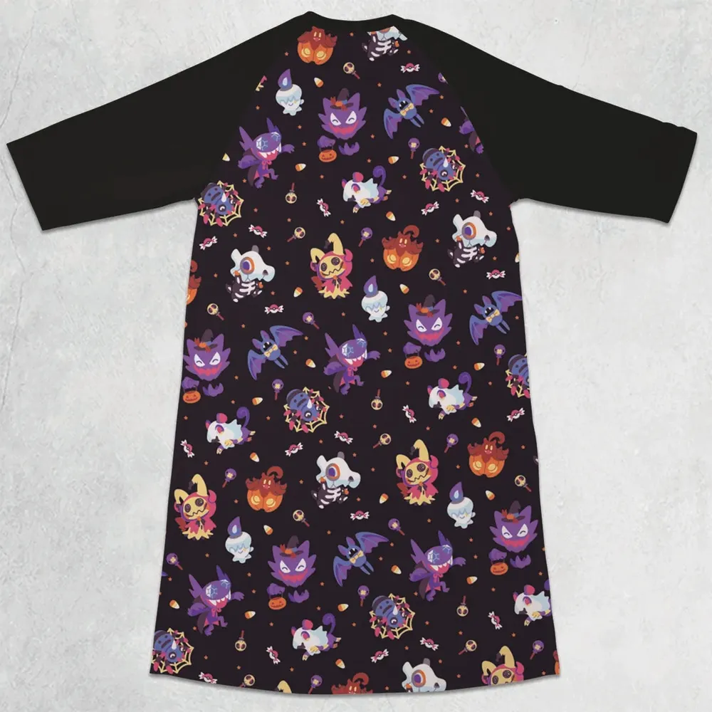 Trick or Treat Poke'ween Pokemon 3/4 Sleeve Raglan Dress - 2