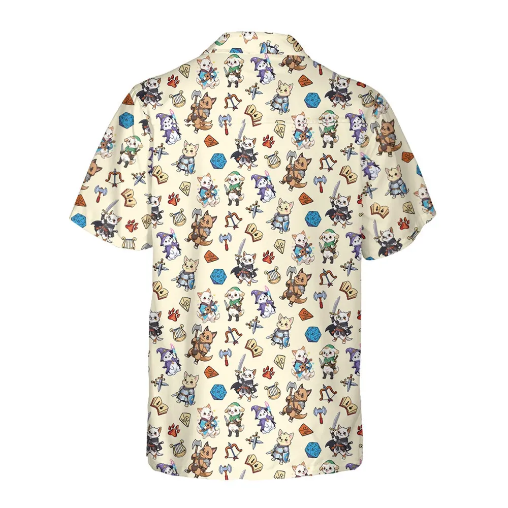 Dungeon And Dogs Hawaiian Shirt - 2