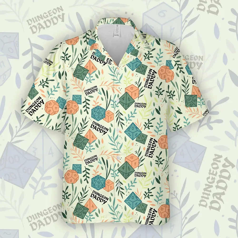Floral Dungeon Daddy Hawaiian Shirt - 2