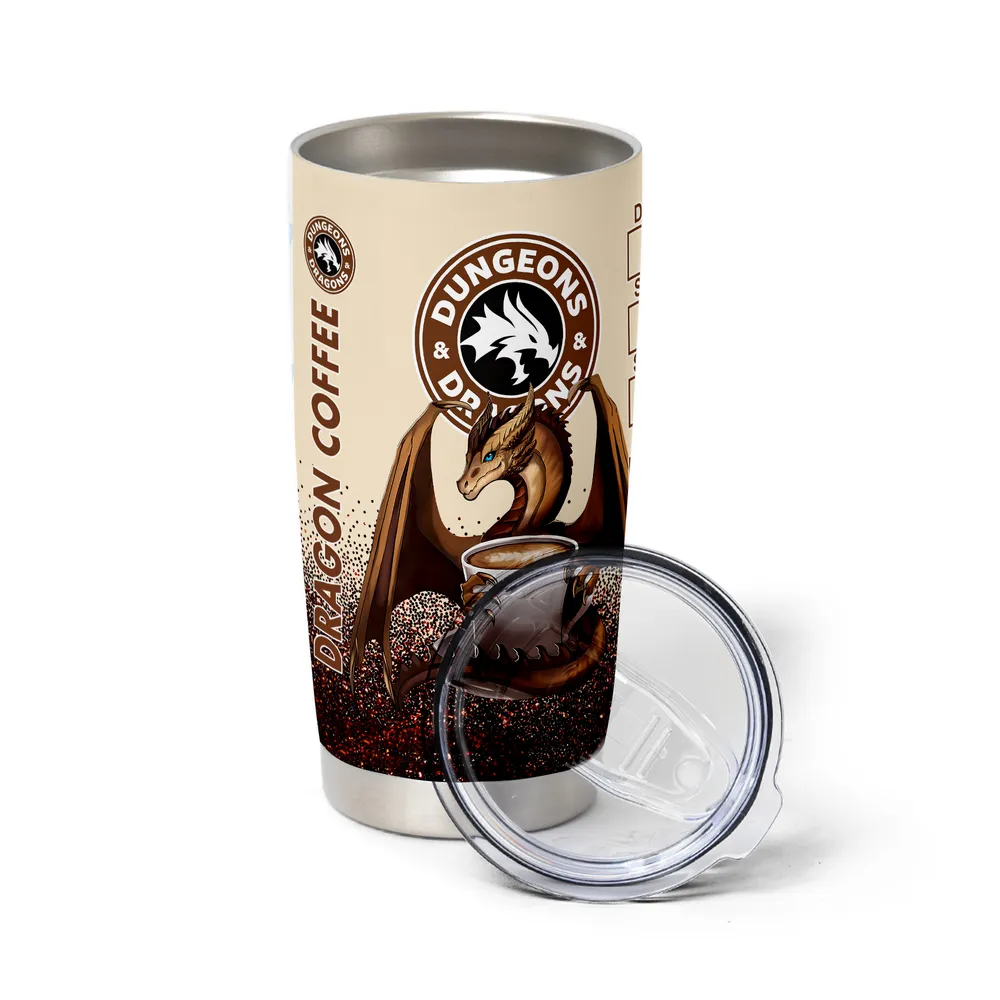 Customized Dragon Coffee Tumbler - 3