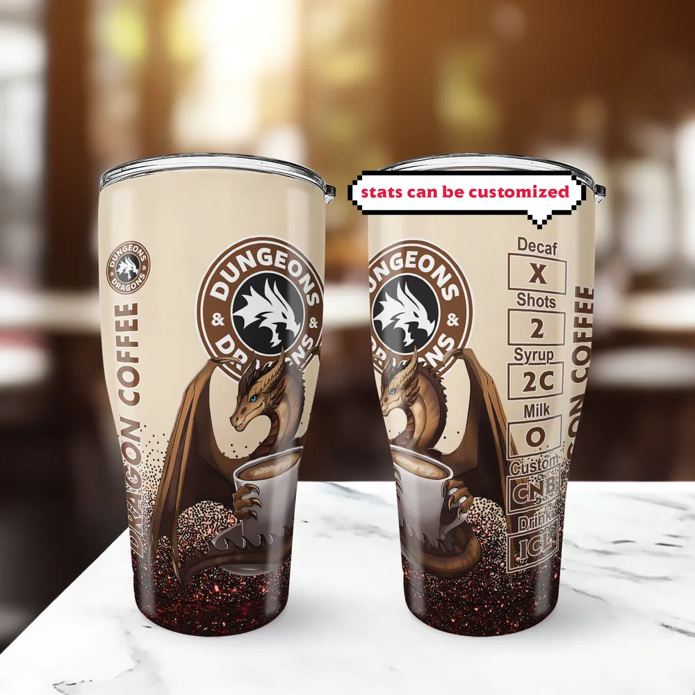 Customized Dragon Coffee Tumbler - 5