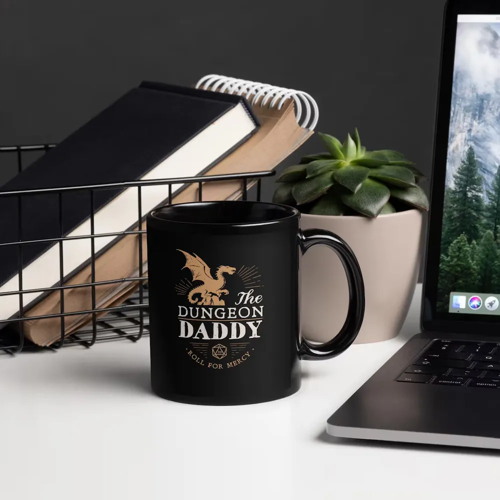 Dungeon Daddy Roll For Mercy Ceramic Mug - 2