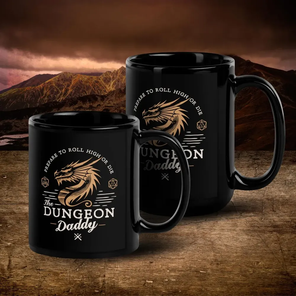 Dungeon Daddy Roll For High Or Die Mug - 1