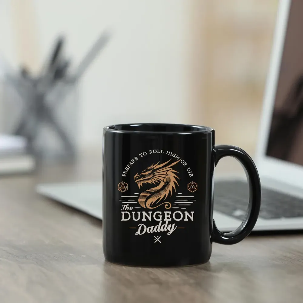 Dungeon Daddy Roll For High Or Die Mug - 2