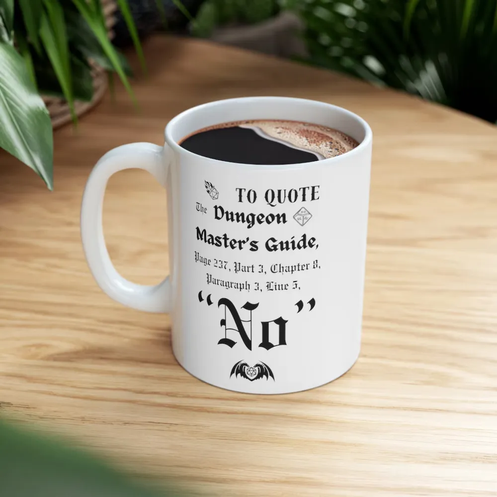 DnD To Quote The DM's Guide Mug - 3
