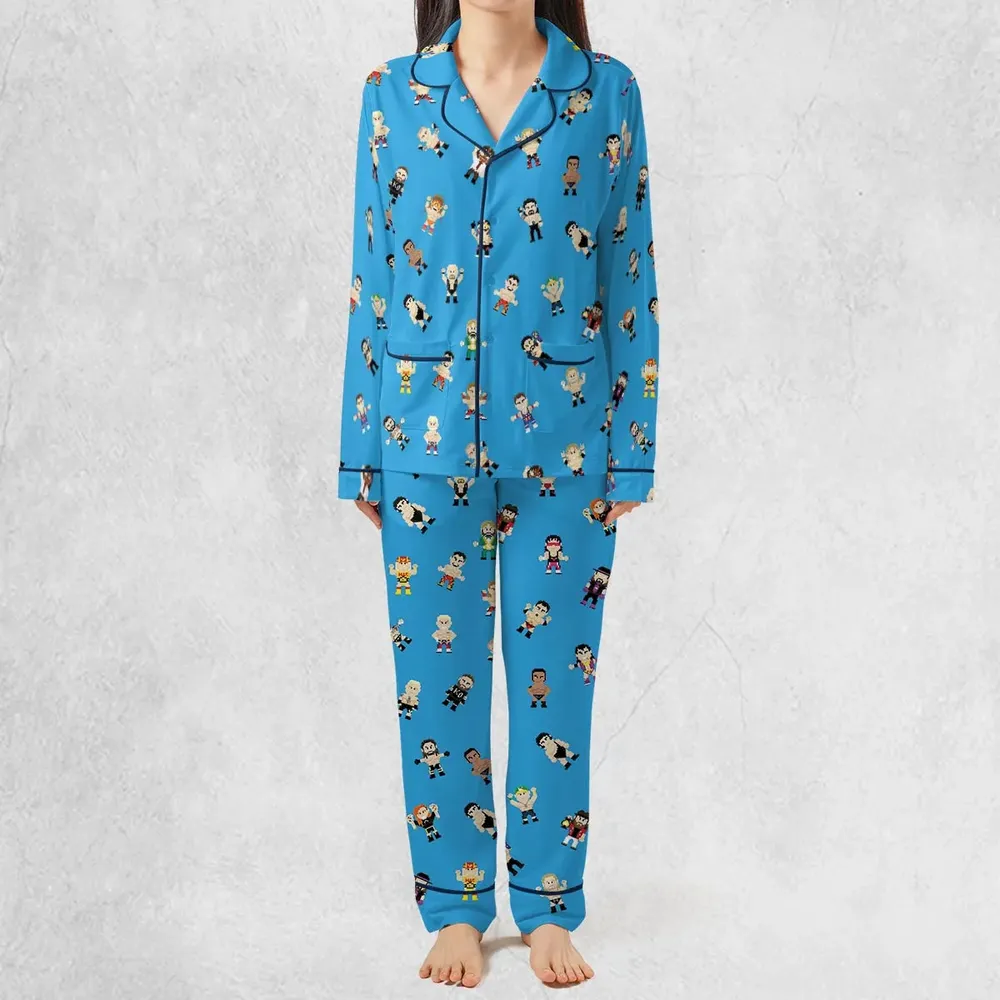 8-Bit Wrestlers Pajamas Set - 3